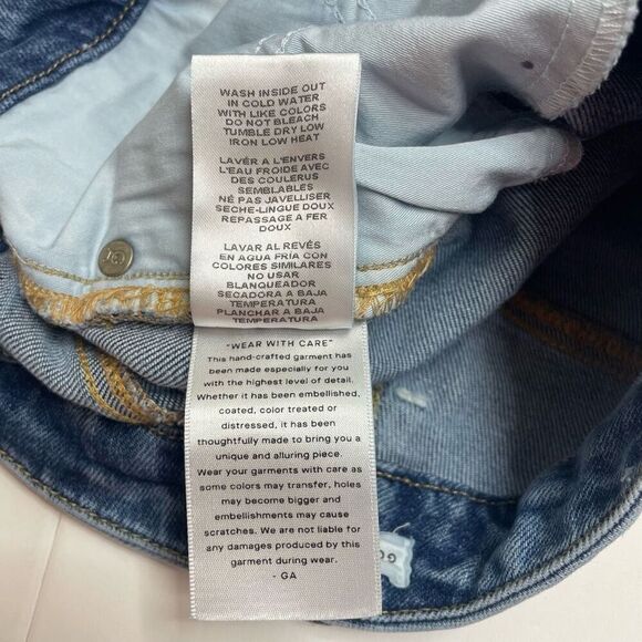 Good American Straight Leg Jeans Size 4/27 - Picture 9 of 11